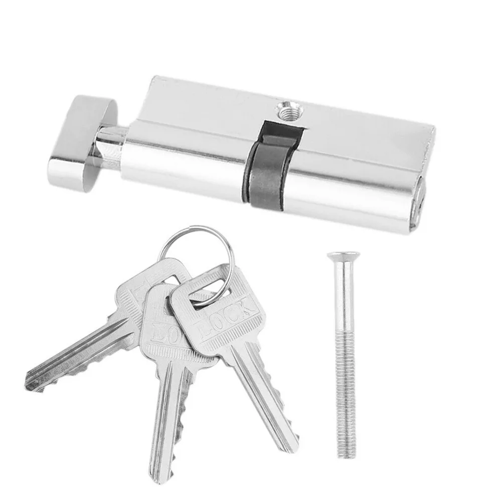 Description Picture 2 of itemAccessories Lock Cylinder Thumb Turn Against Theft Anti Pick Cylinder Euro Multi-way Lock With Screw Brand New