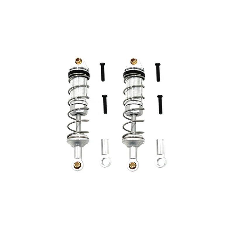 4pcs Metal Upgrade Spring Shock Absorbers for High-Speed 1:16 RC Car