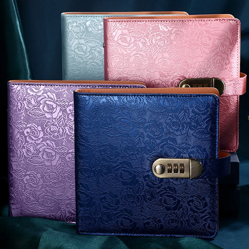 Reusable Money Savings Challenge Binder Flexible Savings Challenges Book Leather Waterproof Cash Budget Password Notebook