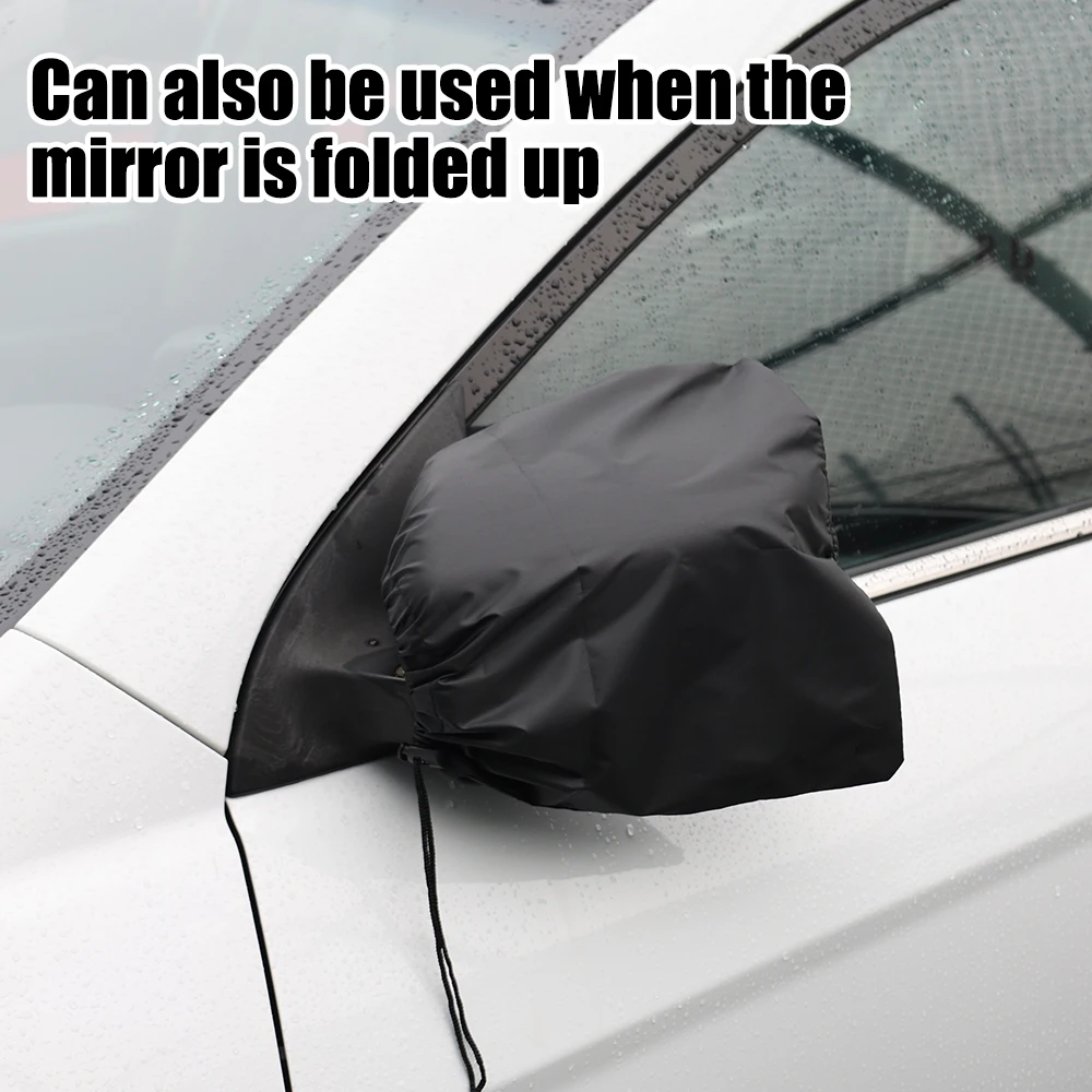 Car Mirrors Waterproof Rain and Snow Cover Portable Side Mirror Rearview Protective Covers Automotive Accessories rearview mirror protector rearview mirror cover