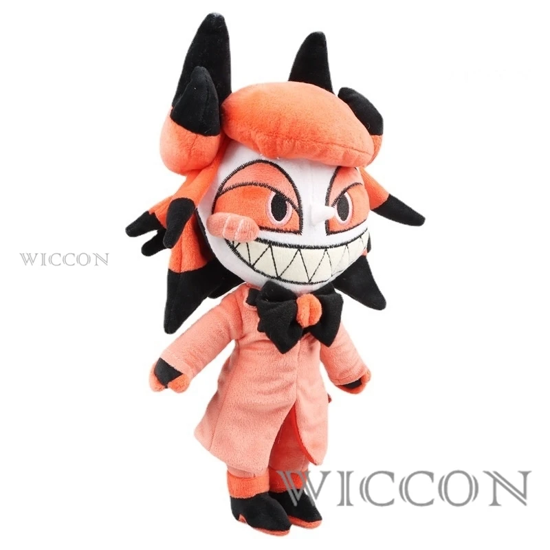 30CM Alastor Plush Doll Hazbined Cos Hotels Soft Stuffed Doll Cute Plushie Figure Toys Hells For Children Kids Christmas Gift