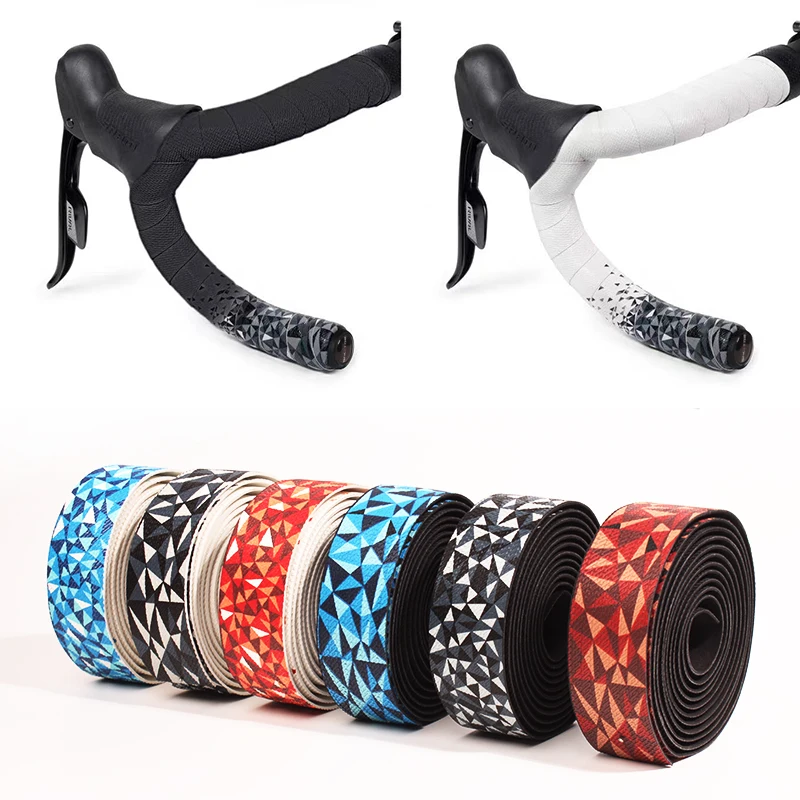 Bike Handlebar Tape EVA Bicycle Handlebar Tape Anti-Slip Road Bike Bar Tape Shock-Absorbing Drop Bar Strips For Cycling Handlebar Part