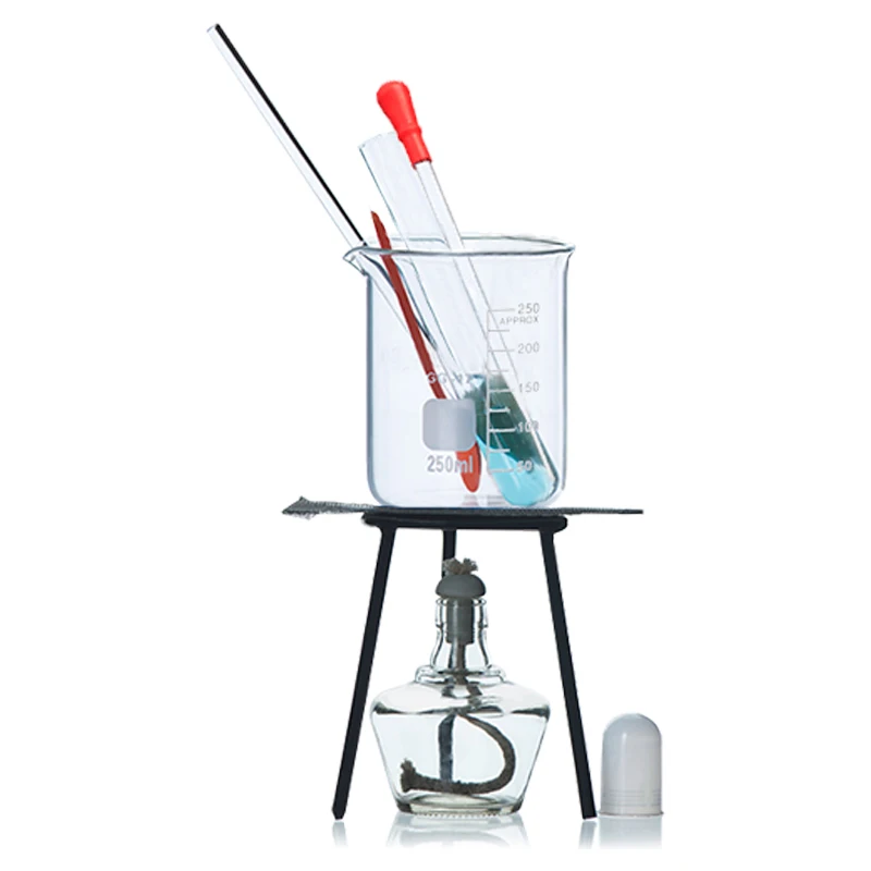 AlcoholLampHeatingSetLaboratoryBeakerStirringRodTestTube