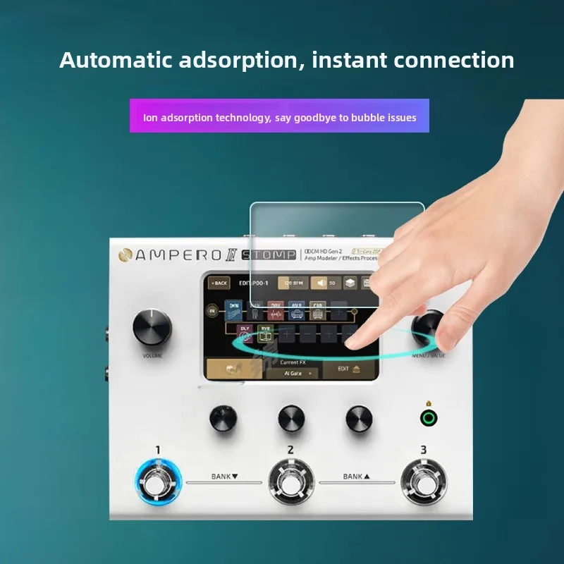 HOTONE Ampero Ⅱ Stage Chinese 2nd Generation Effect Pedal Non-Glare Screen Protector Film for Sp  Guitar