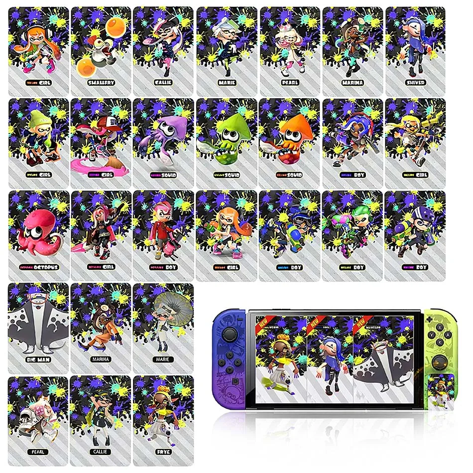 Third Person Oil Painting Action Shooting Game NFC small card Game Collection Card