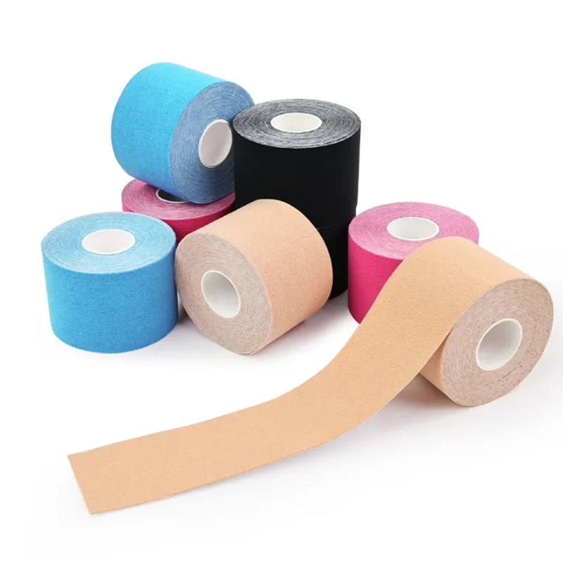 

Kinesiology Tape Gym Fitness Bandages Sports Elastic Breathable Cotton Adhesive Tension Injury Boxing Knee Muscle Pain Relief