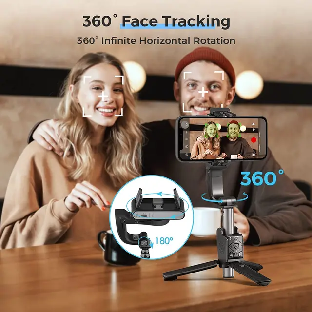 stabilisateur smartphone de cardan portable, perche à Selfie – Image 2