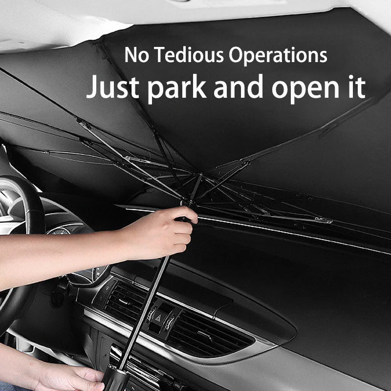 Car Front Windshield Sunshade Umbrella Easy Install, Easy Store For ORA iQ GT