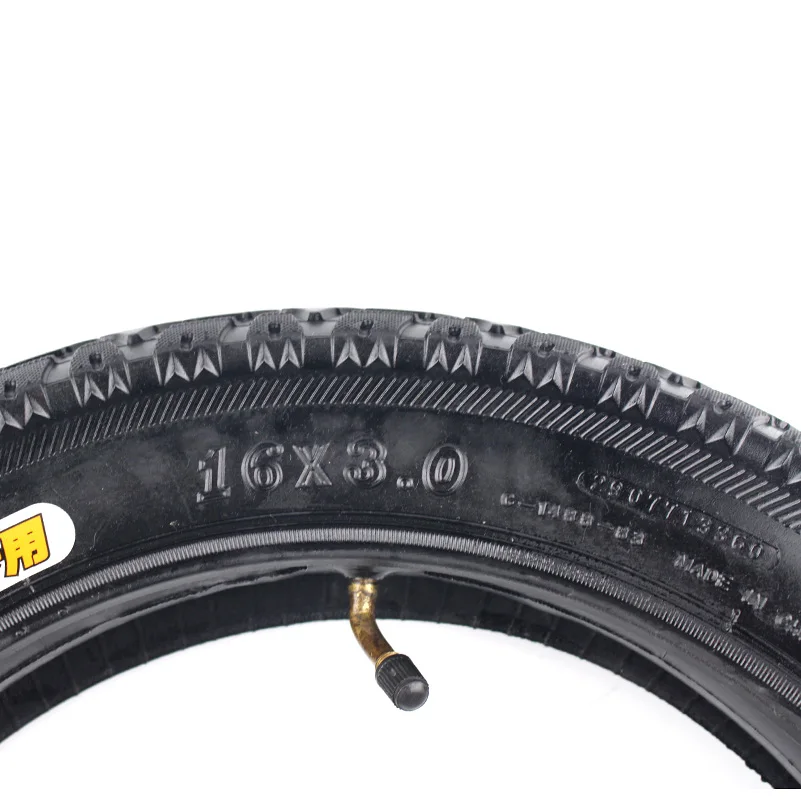 Durable 16-Inch Electric Bike Tire Inner Tube 16x3.0