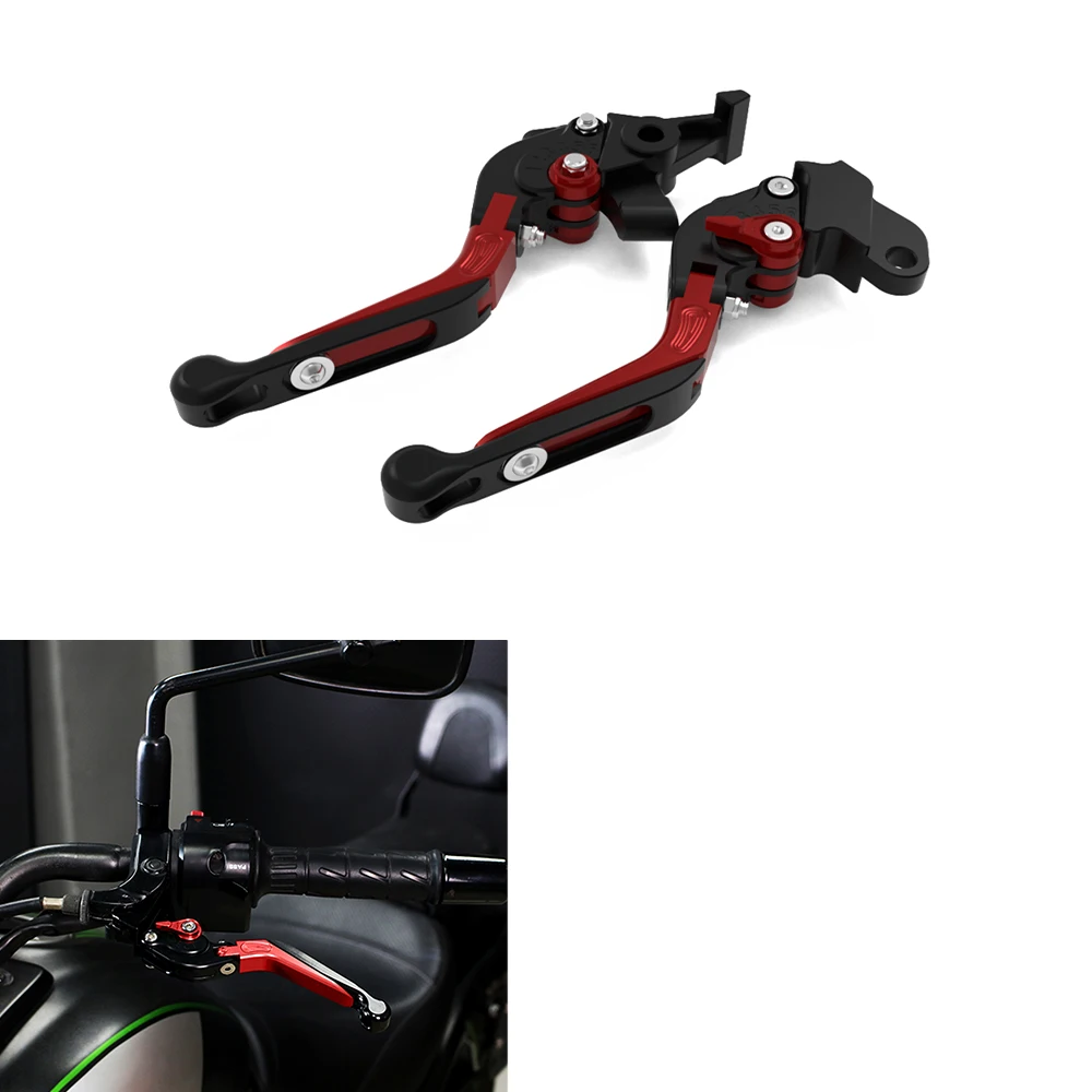 오토바이 CNC 조정 가능한 확장형 접이식 브레이크 클러치 레버, Yamaha XT600Z Tenere XTZ660 Tenere XTZ750 Super Tenere