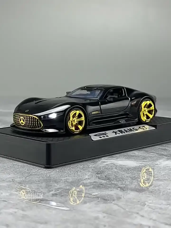 Modello Auto Diecast 1:32 Mercedes AMG Vision GT - Con Luci E Suoni - Metallo