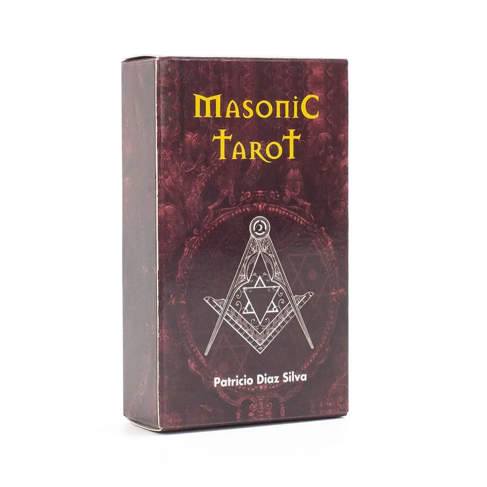 Masonic Tarot Deck Cards Patricio Diaz Silva Esoteric Fortune Telling Tarot 78 Pcs Cards 10.3*6cm 6
