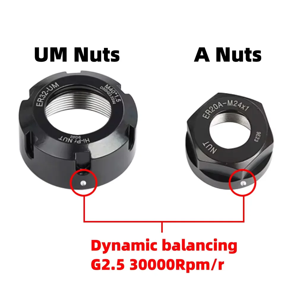 ER8 ER11 ER16 ER20 ER25 ER32 ER40 Nut A M UM SK10 SK16 CNC ER Engraving machine MS Nuts Chuck tool holder OZ32 25 20 tools tool holder wrench nut collet angle grinder nut