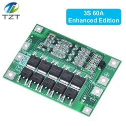Enhanced Li - ion Lithium Battery Charger Protection Board with Balance Function - 40A/60A - 3PCS (3S 60A Enhance)