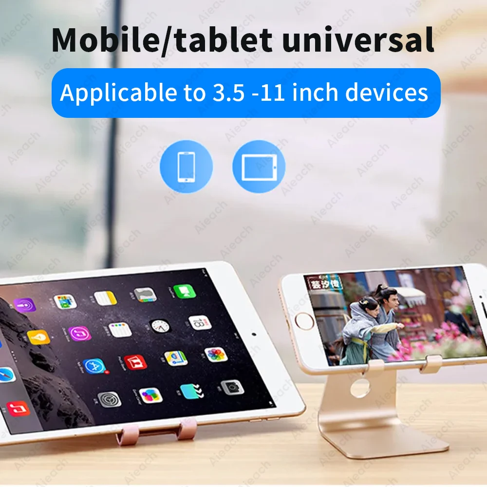 Tablet Stand Multi-Angle Adjustable Desktop Stand Holder Dock Compatible Tablet Phones 4-11