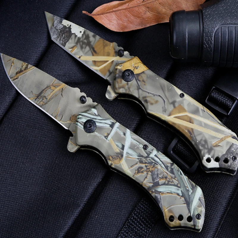 

7.8'' Folding Knife Tactical Survival Knives Hunting Camping Self Defense Multi High Hardness Military Survival Knifes Pocket