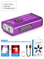 Purple wihte and RED