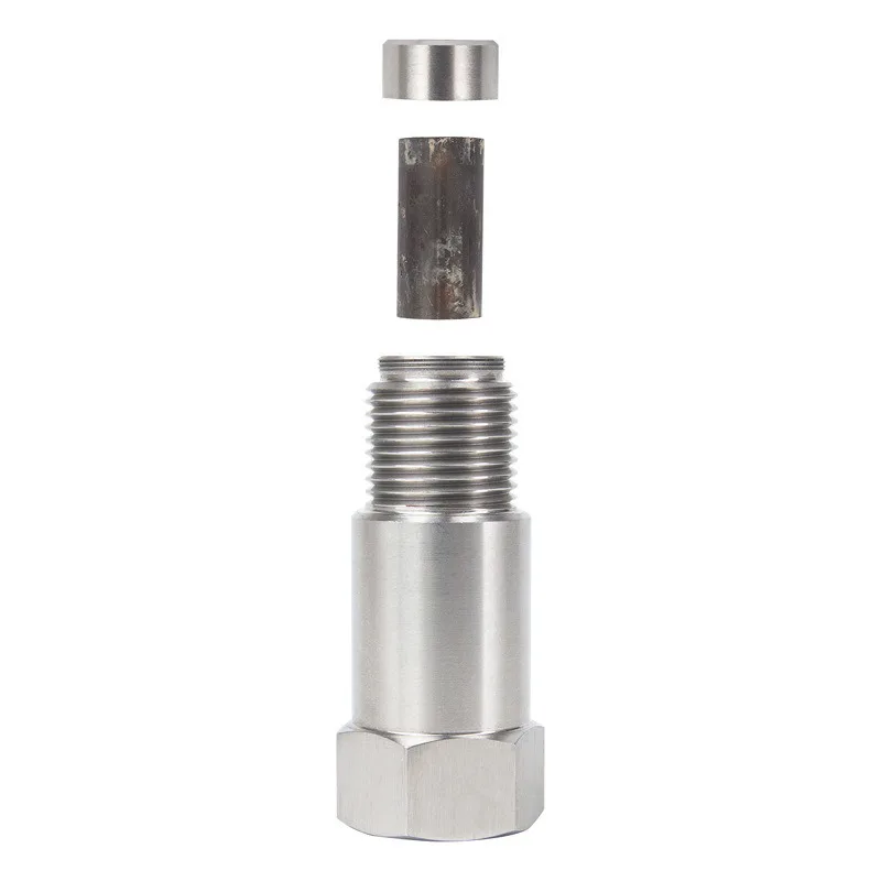 Universal  Stainless Steel SS304 Check Engine Light CEL mini catalyst O2 Sensor Spacer Adapter  M18X1.5 2