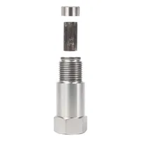 Universal  Stainless Steel SS304 Check Engine Light CEL mini catalyst O2 Sensor Spacer Adapter  M18X1.5 2