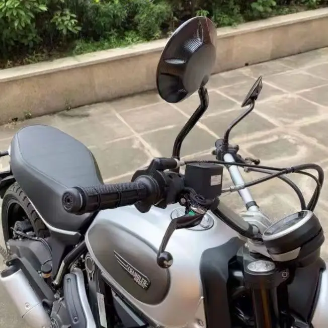 Ducati Scrambler 800 1100 용 범용 CNC 오토바이 백미러 Benelli TNT 600 Leoncino 용 BMW R Nine T PURE 용