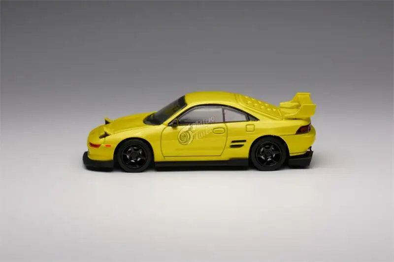 

Micro Turbo 1:64 MR2 SW20 Modified metal yellow limited1500 Model Car