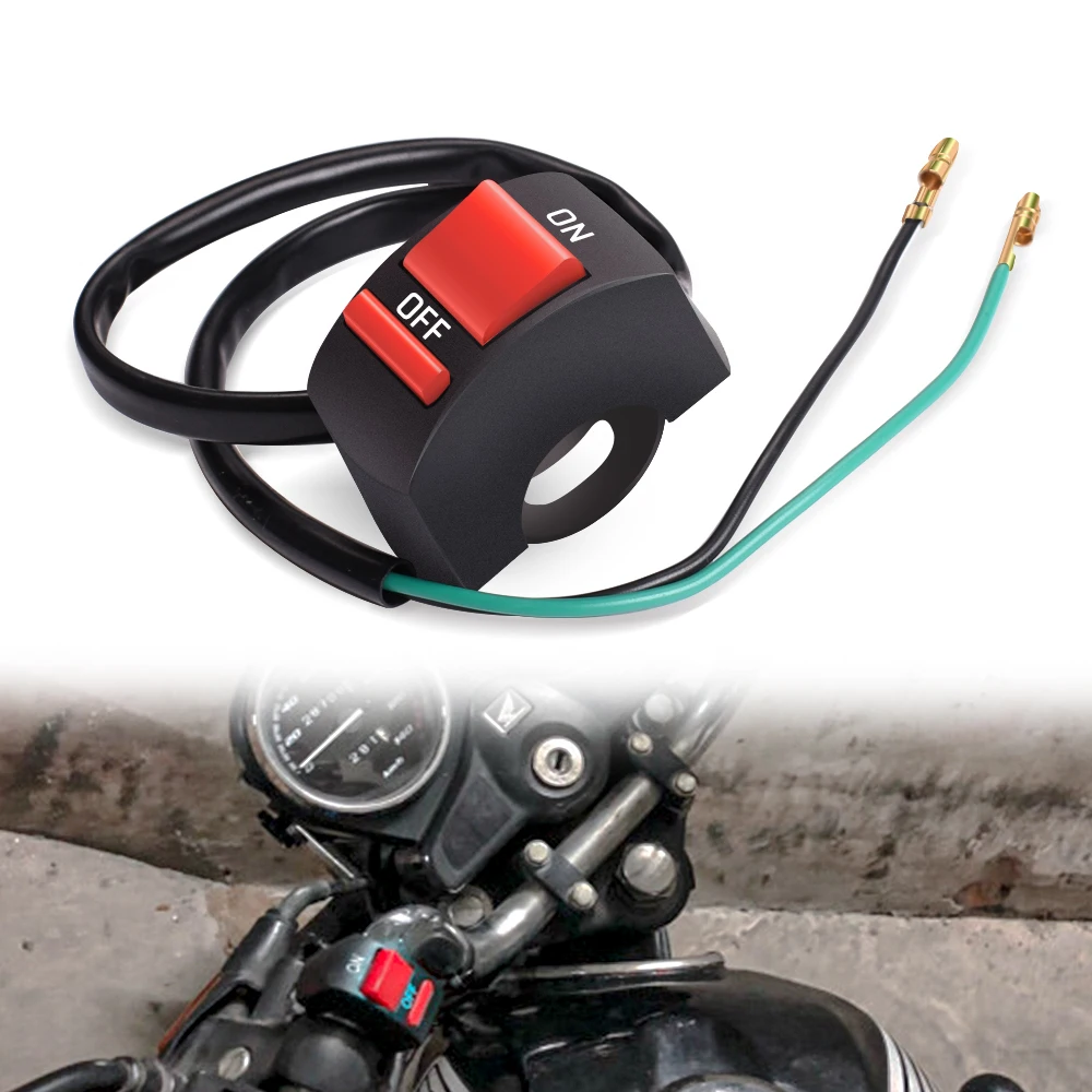 Universal-Motorcycle-Headlight-Switch-LED-Connect-Button-ON-OFF-For