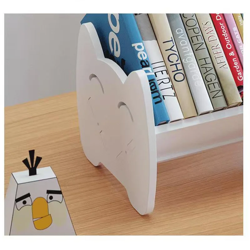 Simple Desktop Bookshelf Storage Rack Multifunctional Children's Book Storage Rack Household Small Organizing Textbook