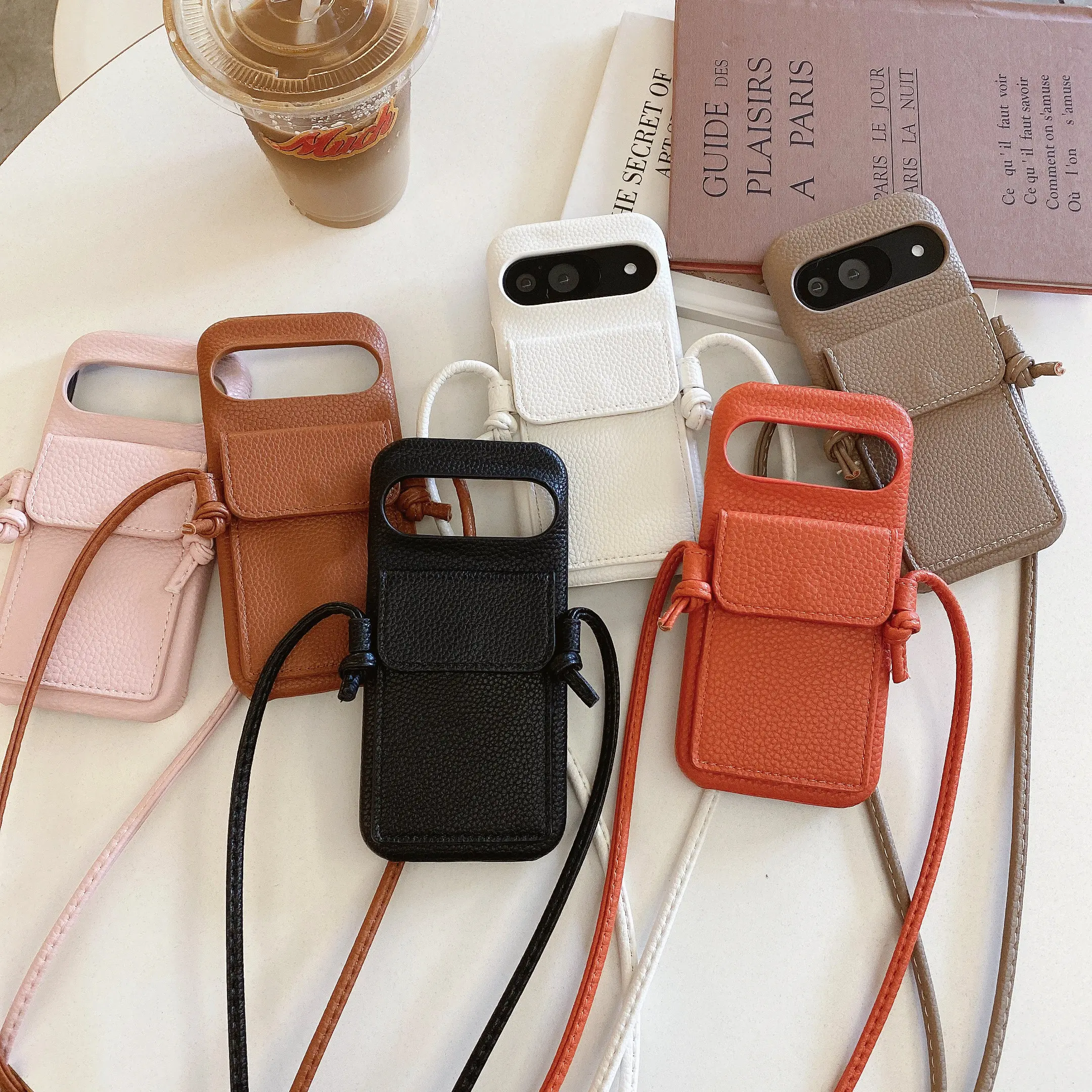 Crossbody Phone Case With Card Holder Wallet For Google Pixel_voghion.com