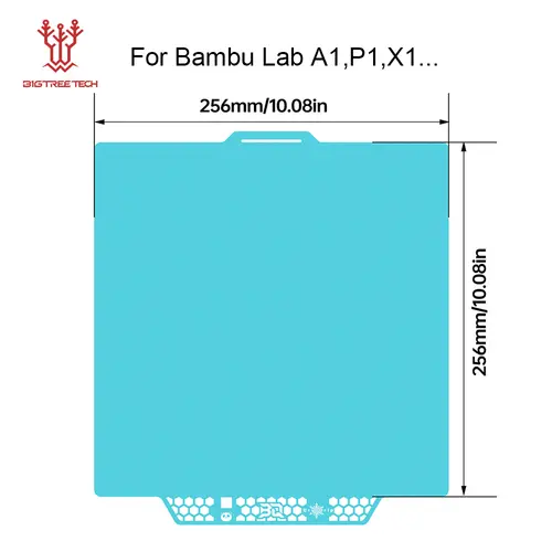 BIQU Panda Build Plate CryoGrip Pro Coating No Clog Spring Steel Double-sided for BambuLab Voron Kobra Adventurer 5M 3D Printer - Image 7