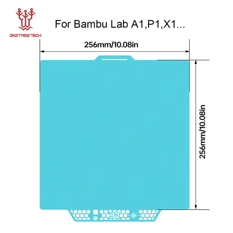 BIQU Panda Build Plate CryoGrip Pro Coating No Clog Spring Steel Double-sided for BambuLab Voron Kobra Adventurer 5M 3D Printer - Image 7