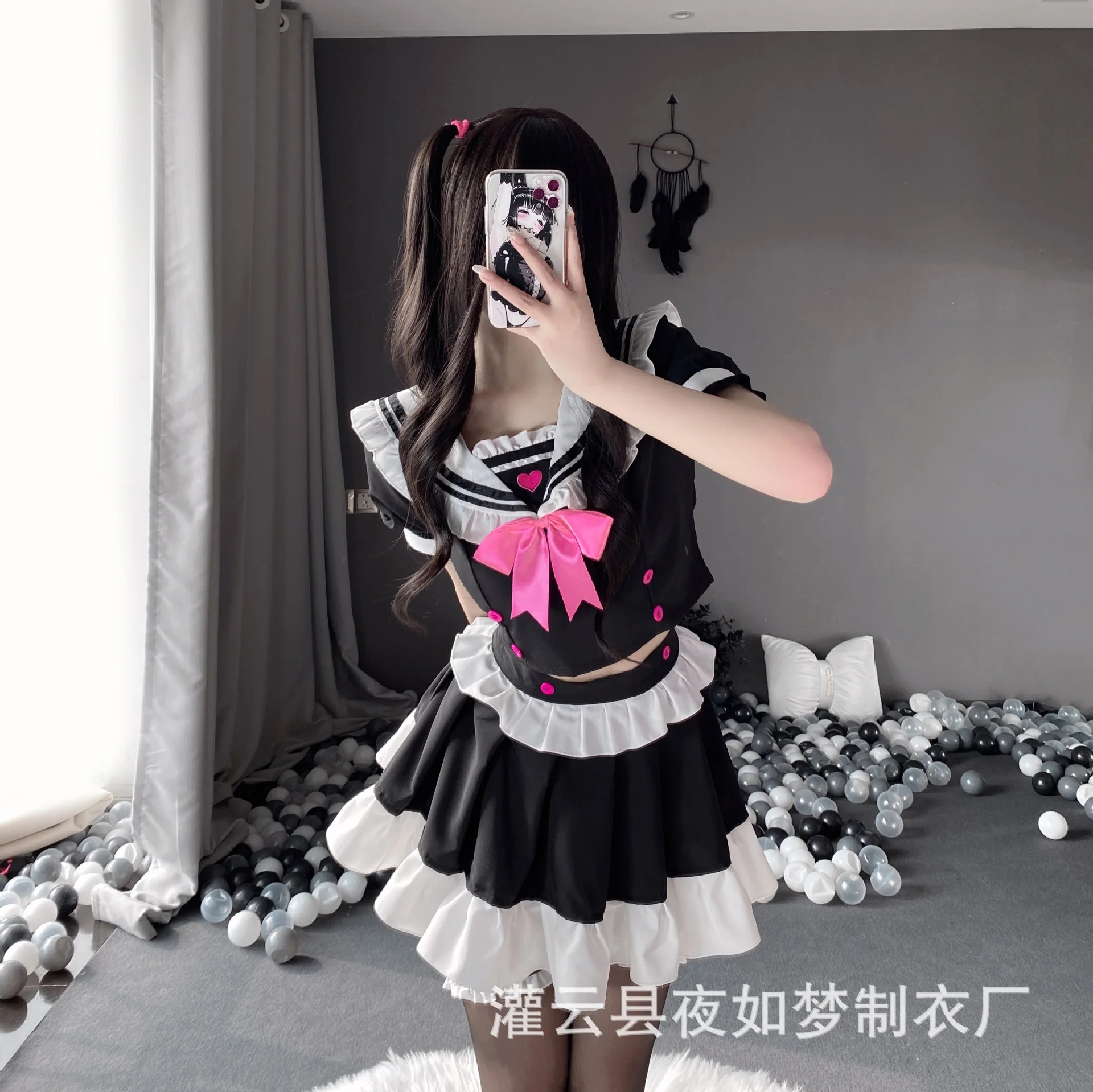 

New sexy cute uniform seduces passion maid dress sexy suit