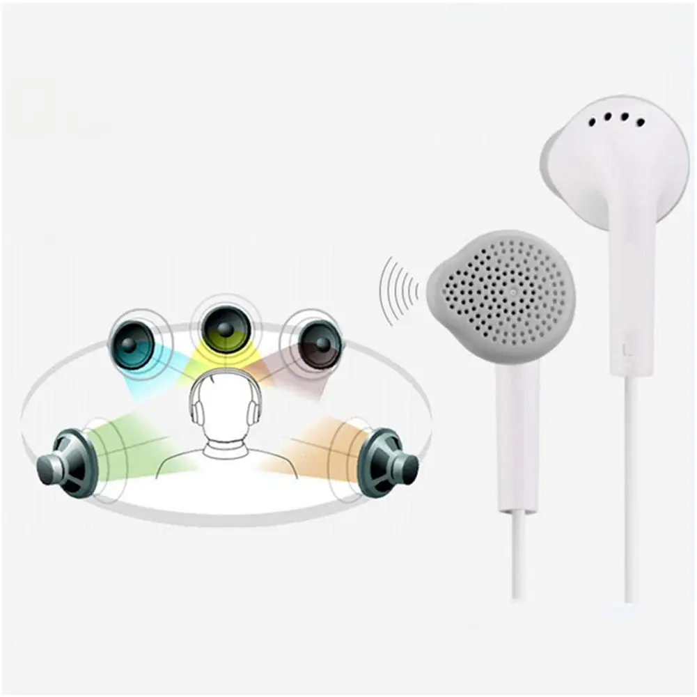 

Wired Earphones with Microphone for Samsung S5830 Smart Phone Earphones HD Voice High Quality Call G9P1