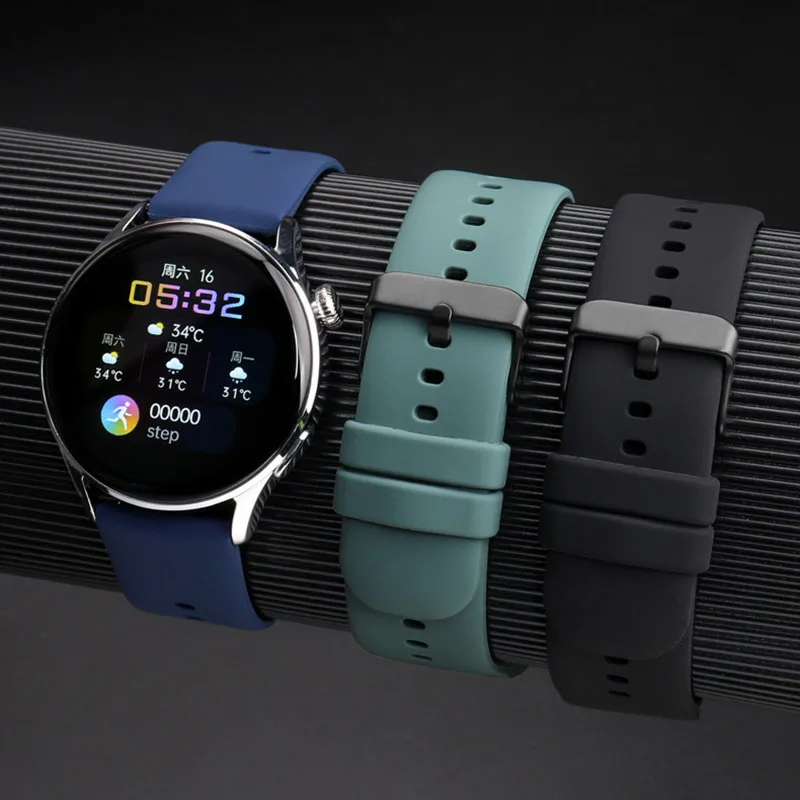 Silicone Watch Band Strap - Premium Quality for Versatile Wear (20mm/22mm)