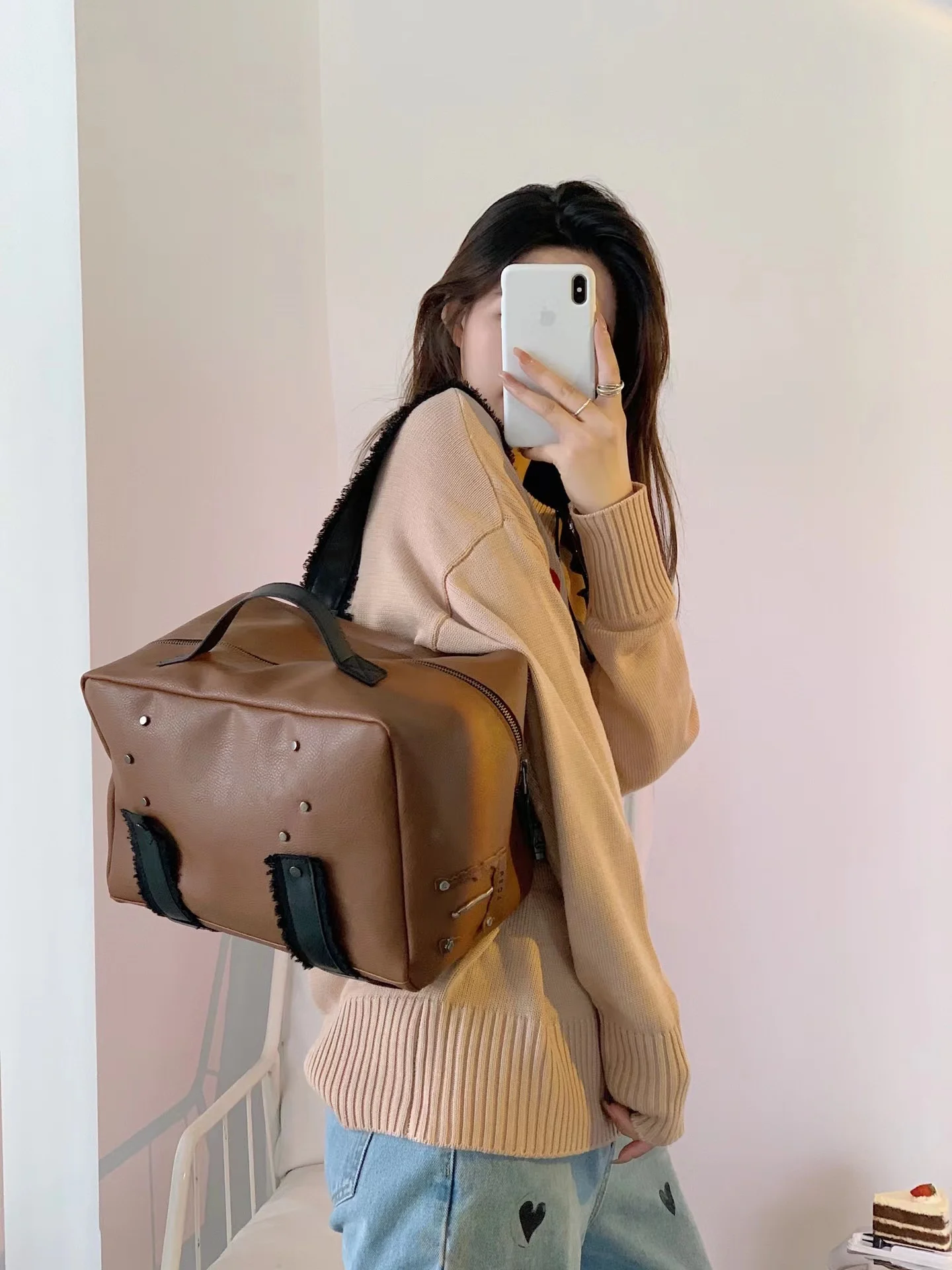 バッグ ADER ERROR Torn label boston bag 2020 Ader 「Torn label boston bag」