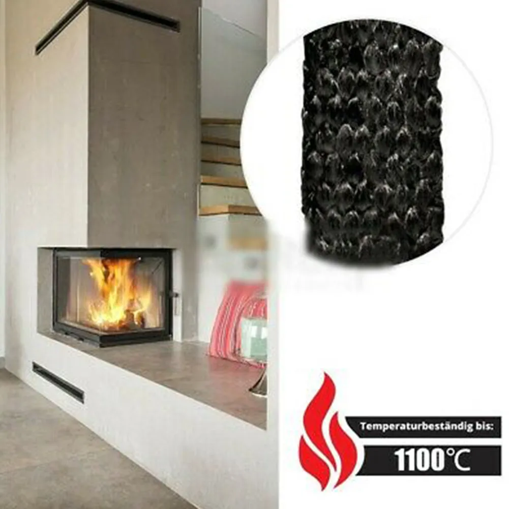 Fireplace Sealing Rope 2M Fiberglass Stove Gasket