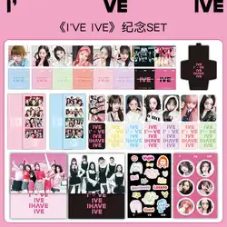KPOP IVE I've IVE Gift Box Sticker Photocards Combination Kits Wonyoung Yujin Liz Gaeul Rei Leeseo Fans Collection Gift