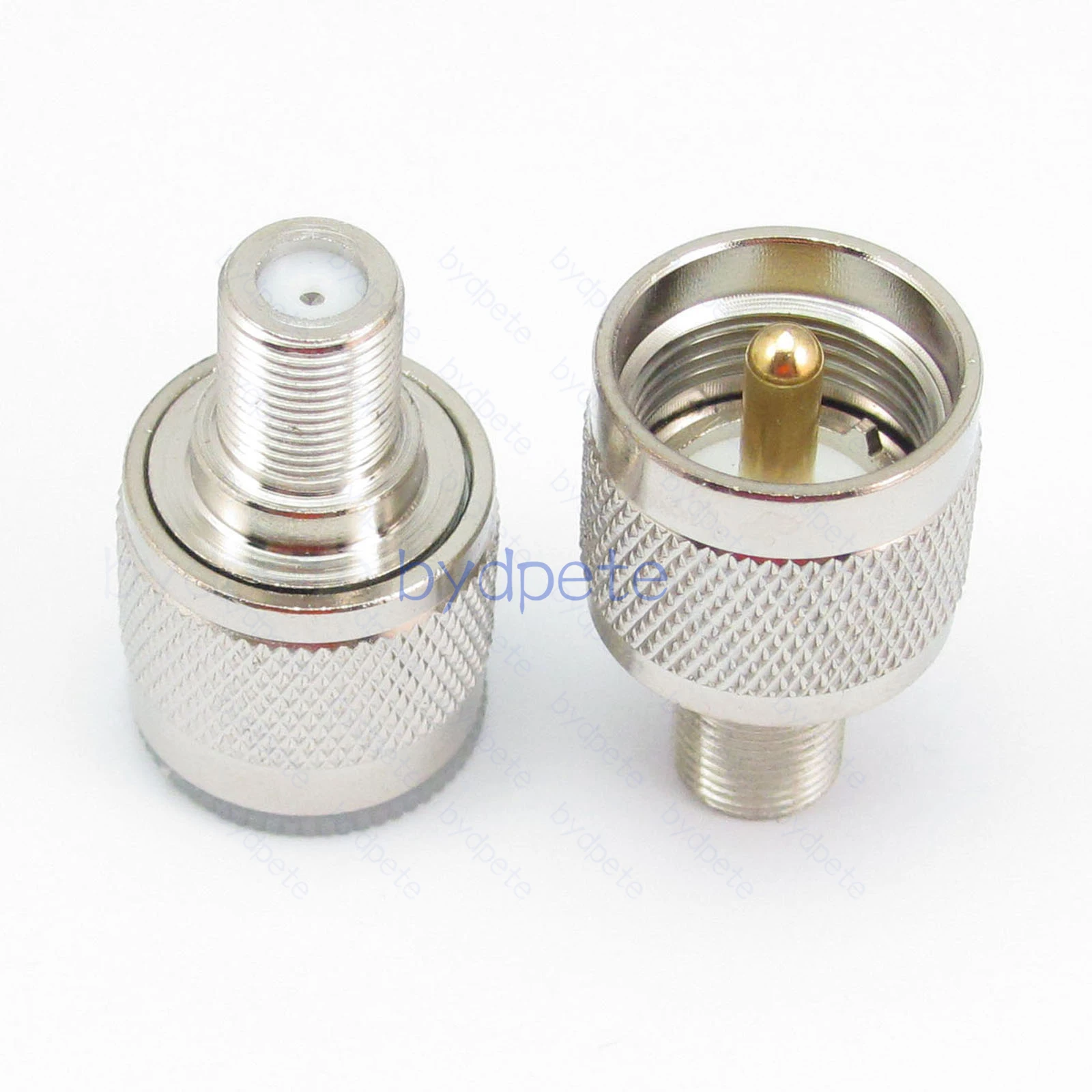 

F Female Jack to UHF Male Plug PL-259 PL259 Straight Connector Converter Adapter Tanger