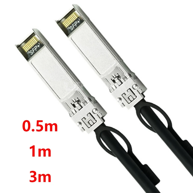 

Кабель 10G SFP + DAC, медный Пассивный кабель прямого прикрепления, подходит для переключателей Mikrotik,Netgear,Zyxel, простая установка, простое использование