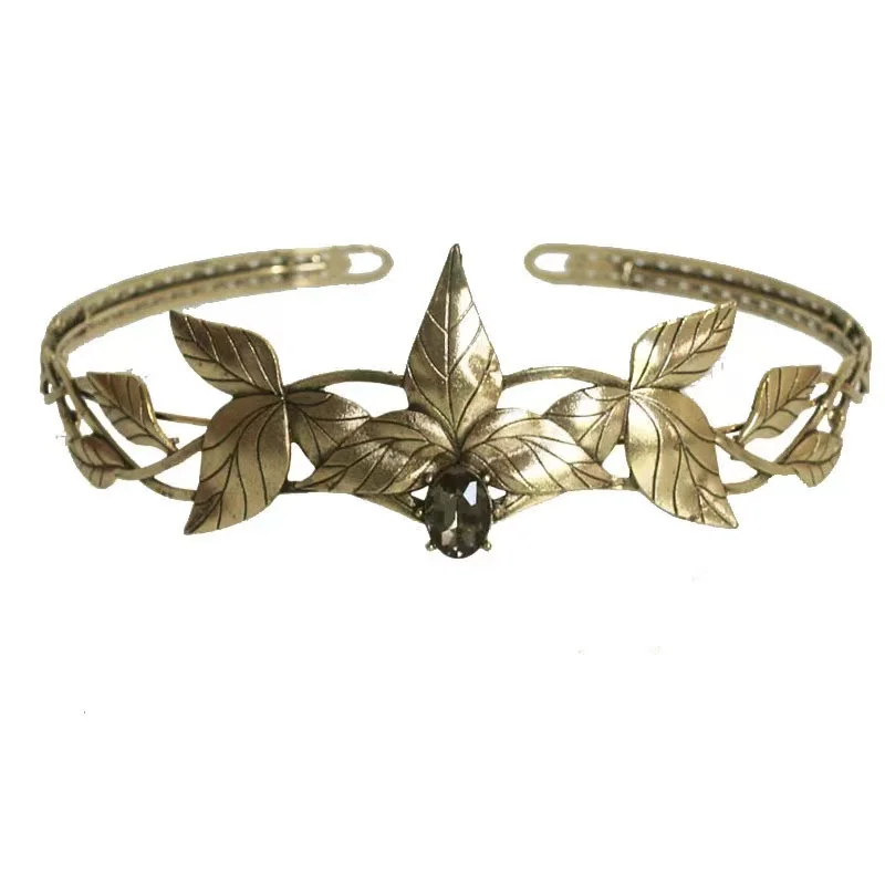 

Greek Goddess Leaf Bridal Crown Roman Headband Laurel Wreath Tiara Wedding Headpiece Toga Costume, Men’s Garland Groom