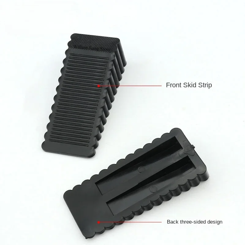 Safety Silicone Door Stop Stoppers Block Wedge Doorstop Door Stopper Home Office Rear Retainer Anti-collision Stop