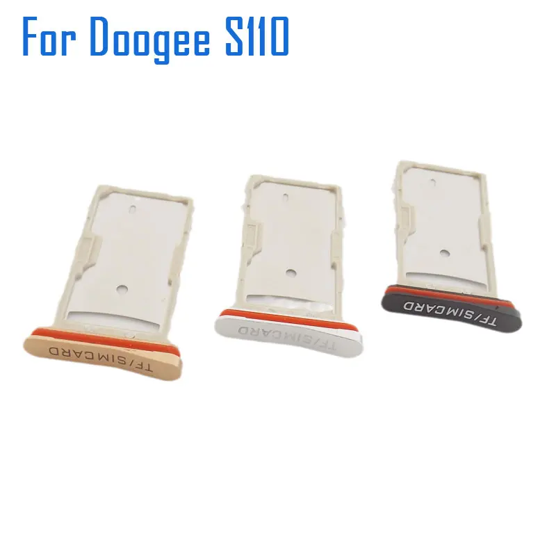 Nuovo Originale Doogee S110 Sim Tf Card Tray Sim Card Slot Holder Adapter Accessori Per Doogee S110 Smart Phone