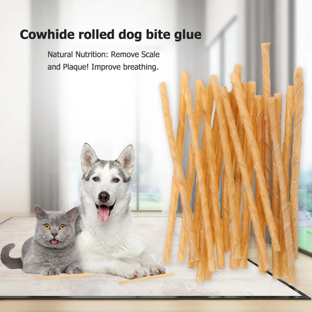 20 Pcs Dog Chews Sticks Tasty Dog Chews Daily Dental Care Chews Puppy Teething Chewing for Small Dogs Teeth Grinding 3