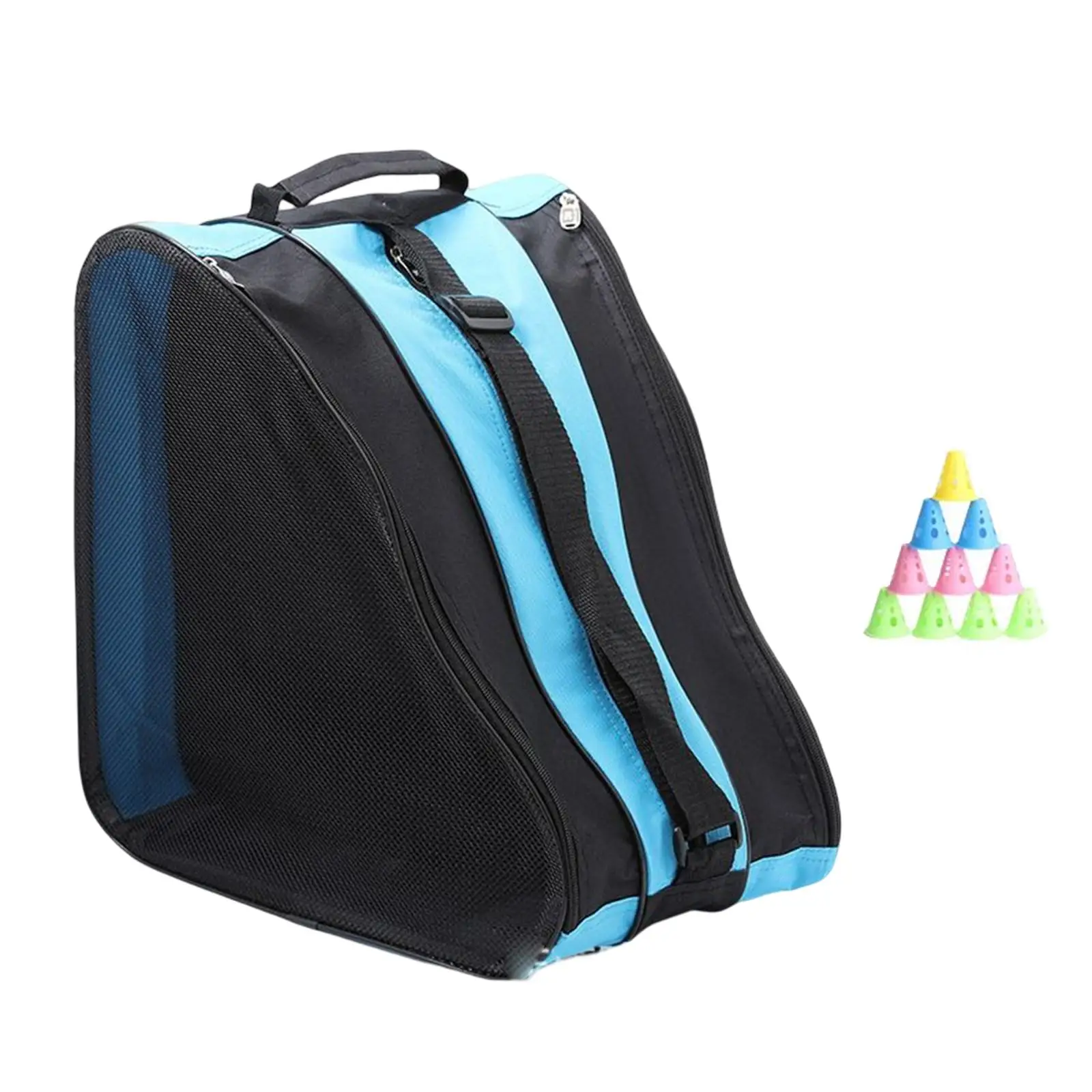 Portable Roller Skate Bags Breathable Ice Skate Bag Ski Sports Shoulder Bag Inline Skate Bag for Adult Kid Ice Hockey Skates