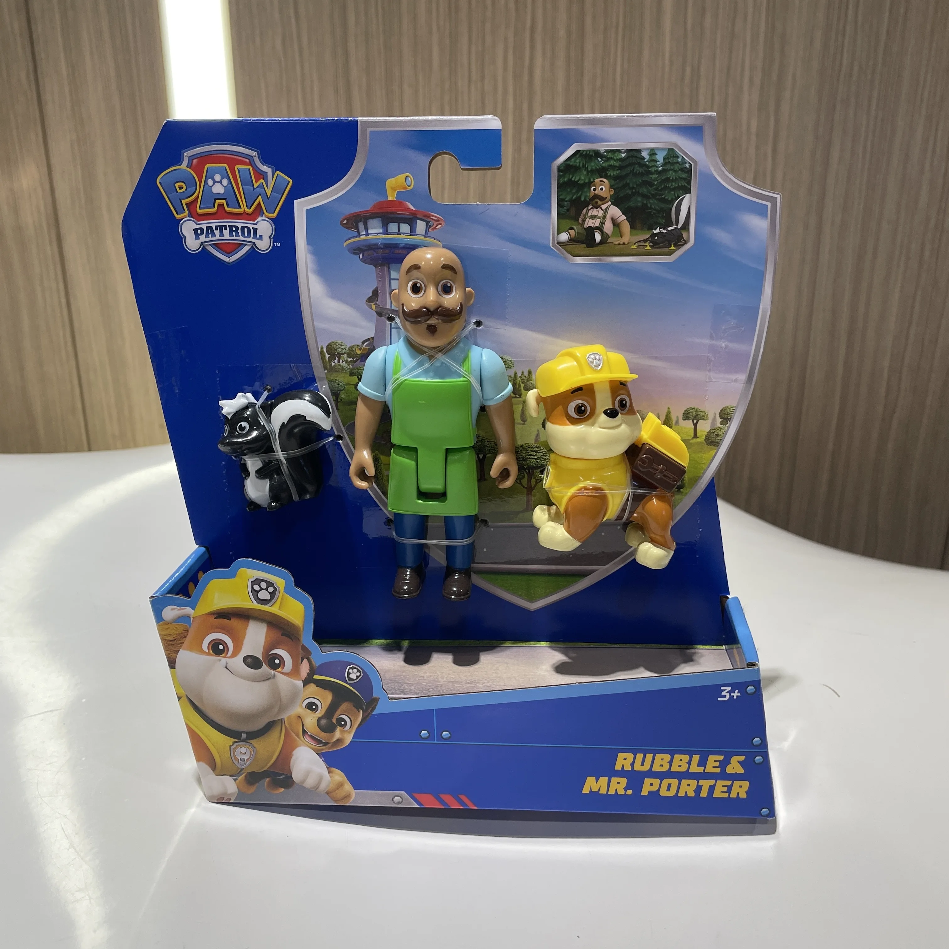 100% genuino Paw Patrol capitán turbo Mayor Goodway Chickaletta Humdinger Danny Yumi conjunto de figuras de acción niños
