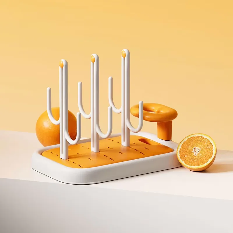 Bottle Drying Rack, Drain Bottle Rack, Drying Brush, Pacifier Brush Holder