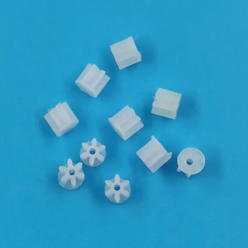6T 0.8A 0.4M Pinion 3.2mm Diameter 0.75mm Hole Model Aircraft Robot Toy Accessories 60.8A Micro Gear 10PCS/LOT motor gear transmission gear