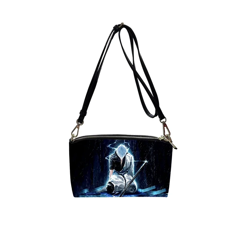 GINTAMA japan anime funny PU Crossbody Bag 2023 New Women's Fashion Shoulder Bag Minimalist Small Square Bag for Women
