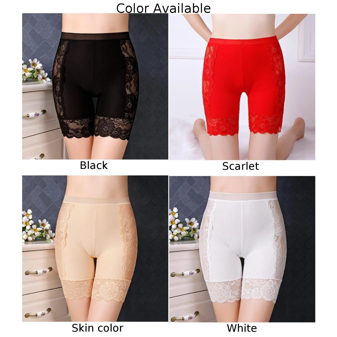 Summer Women's High Waist Safety Shorts Seamless Stretch Accessories Breathable Comfortable