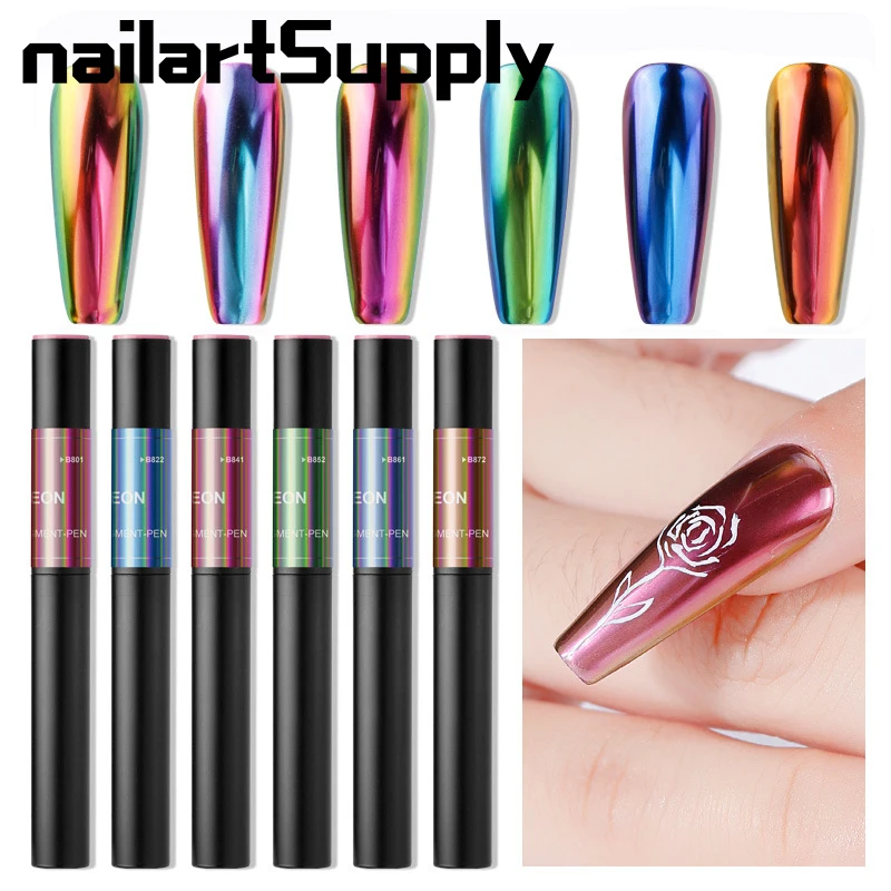 

Лазер для дизайна ногтей, пудра с воздушной подушкой, ручка, тонкий оптический хамелеон, фантом, искусство ногтей, волшебное искусство, мел