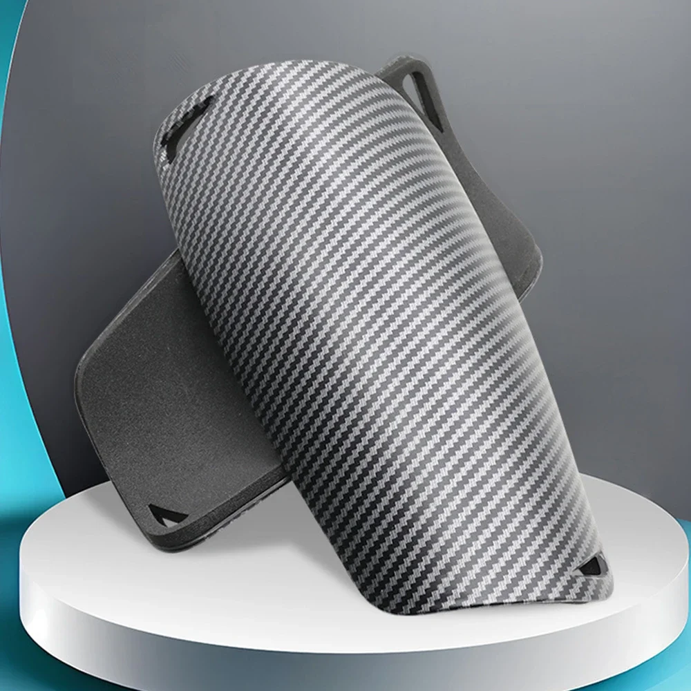 Ultralight Carbon Fiber Football Shin Holder Leg Guard Shin Pads Soccer Guards Plastic Strapless Breathable Pads